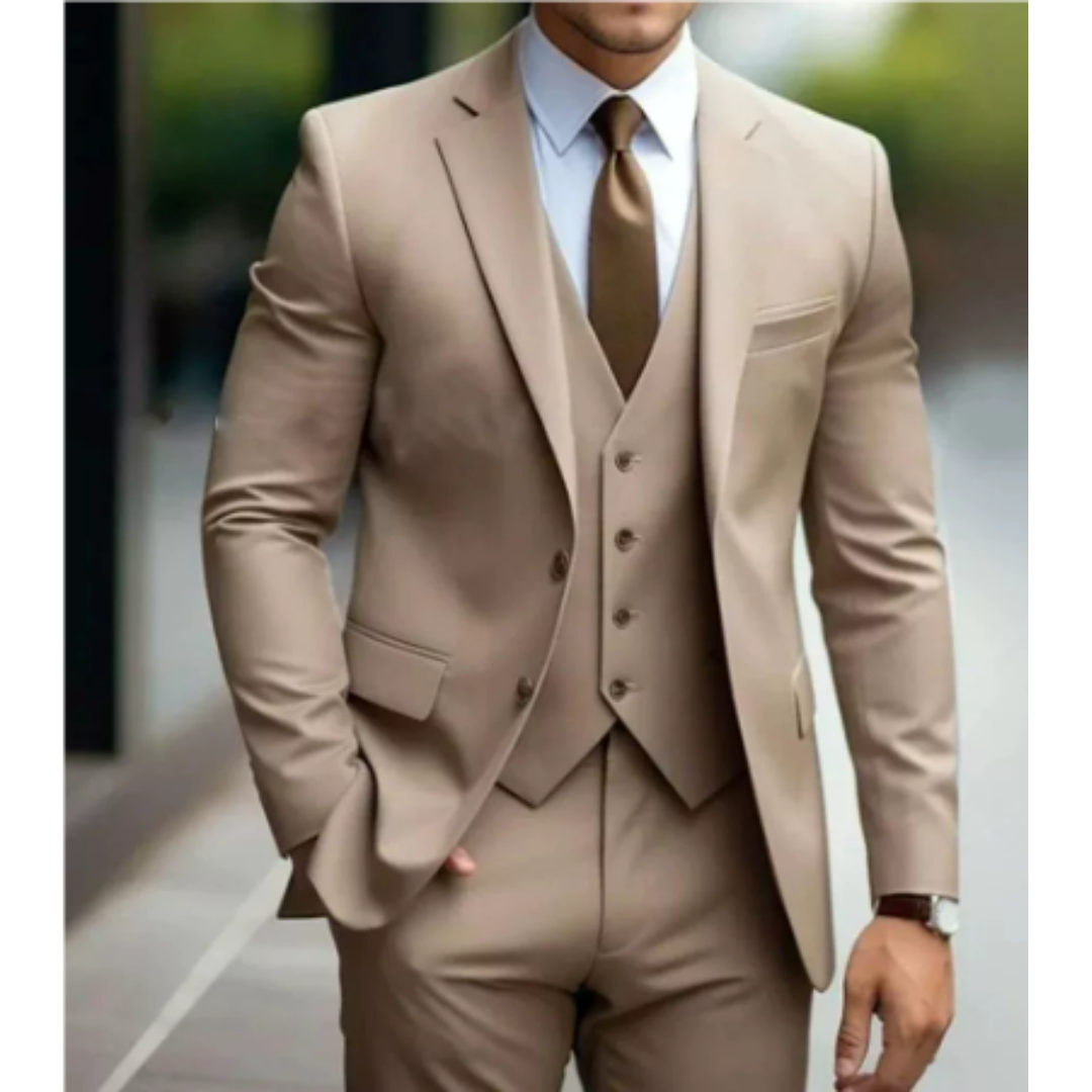 Men's Three Piece Wedding Guest Suit | Two Buttons