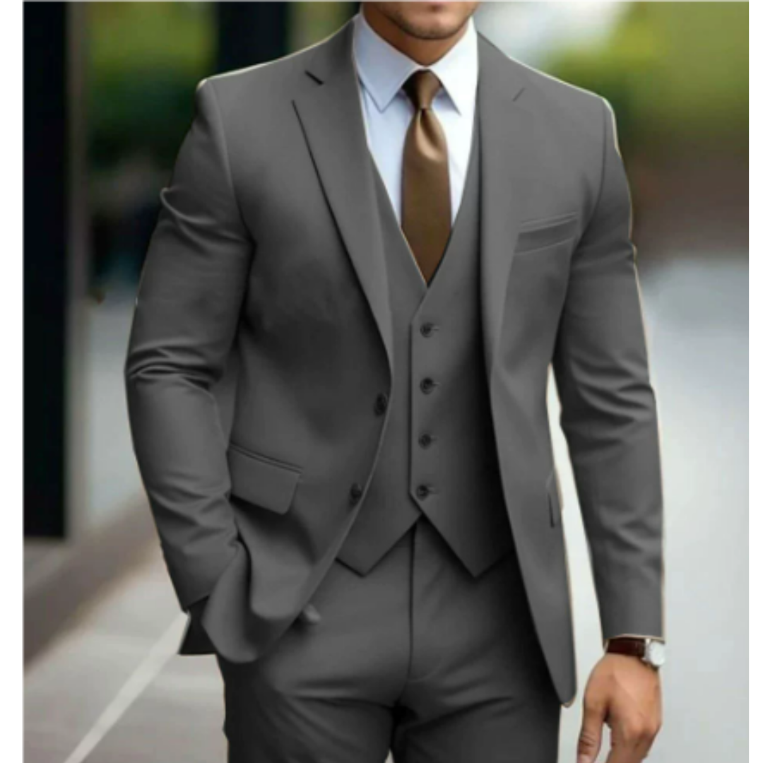 Men's Three Piece Wedding Guest Suit | Two Buttons
