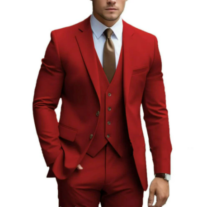Men's Three Piece Wedding Guest Suit | Two Buttons