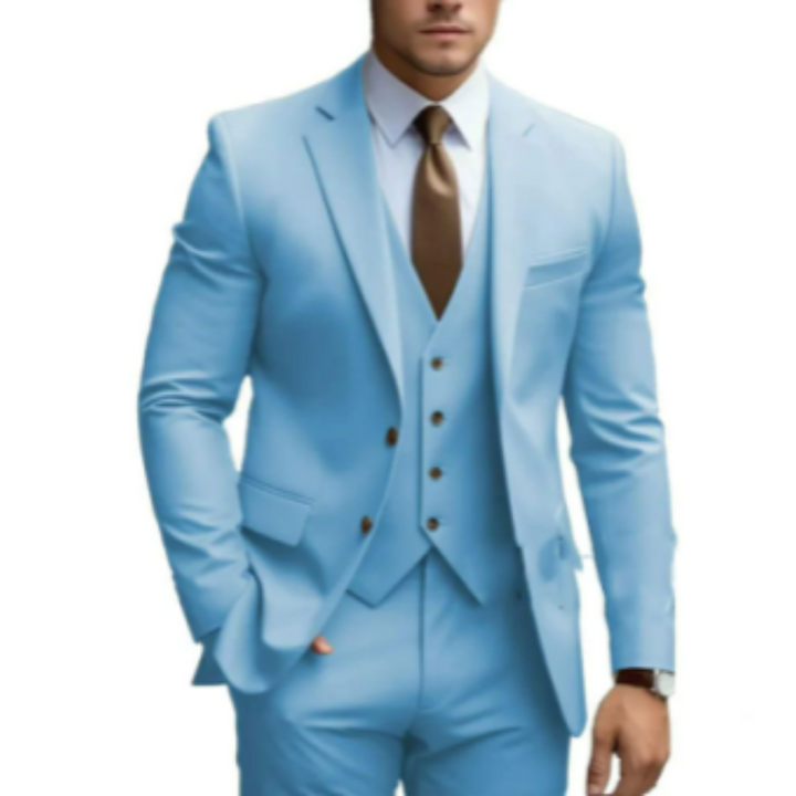 Men's Three Piece Wedding Guest Suit | Two Buttons