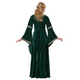 Women's Medieval Halloween Costume Dress | Lace-up & Trumpet Sleeves