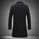 Men’s Single-Breasted Overcoat | Tailored Cut
