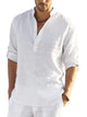 Men’s Long Sleeve Henley Shirt | Relaxed Fit
