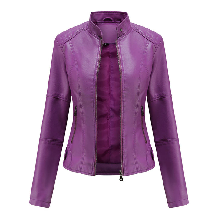 Women’s Slim Fit Jacket | Stand Collar