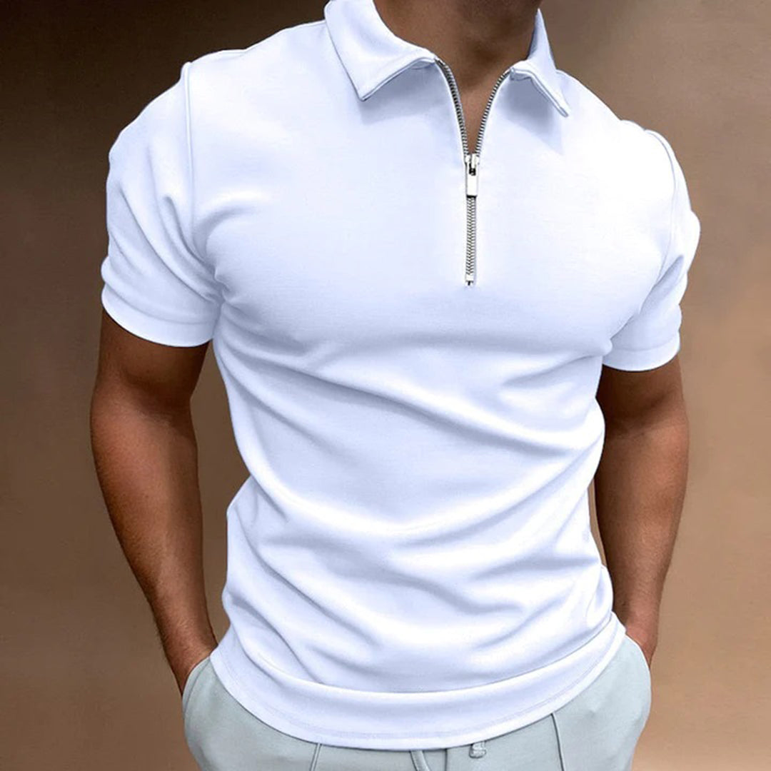 Anderson - Men's polo shirt with zipper
