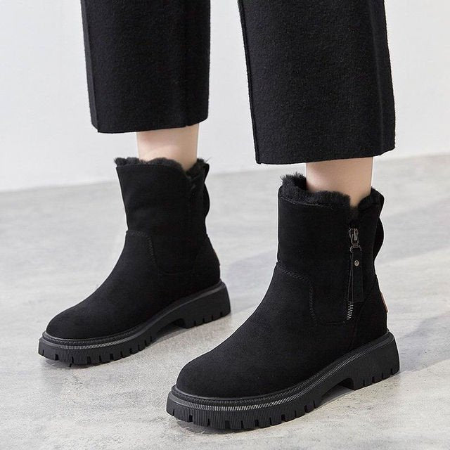 Women’s Ankle Winter Boots | Side Zip