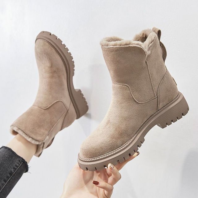 Women’s Ankle Winter Boots | Side Zip