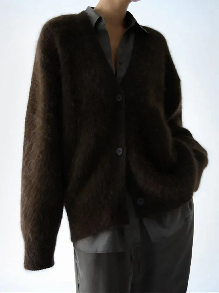 Women’s Fluffy Oversized Cardigan | Casual