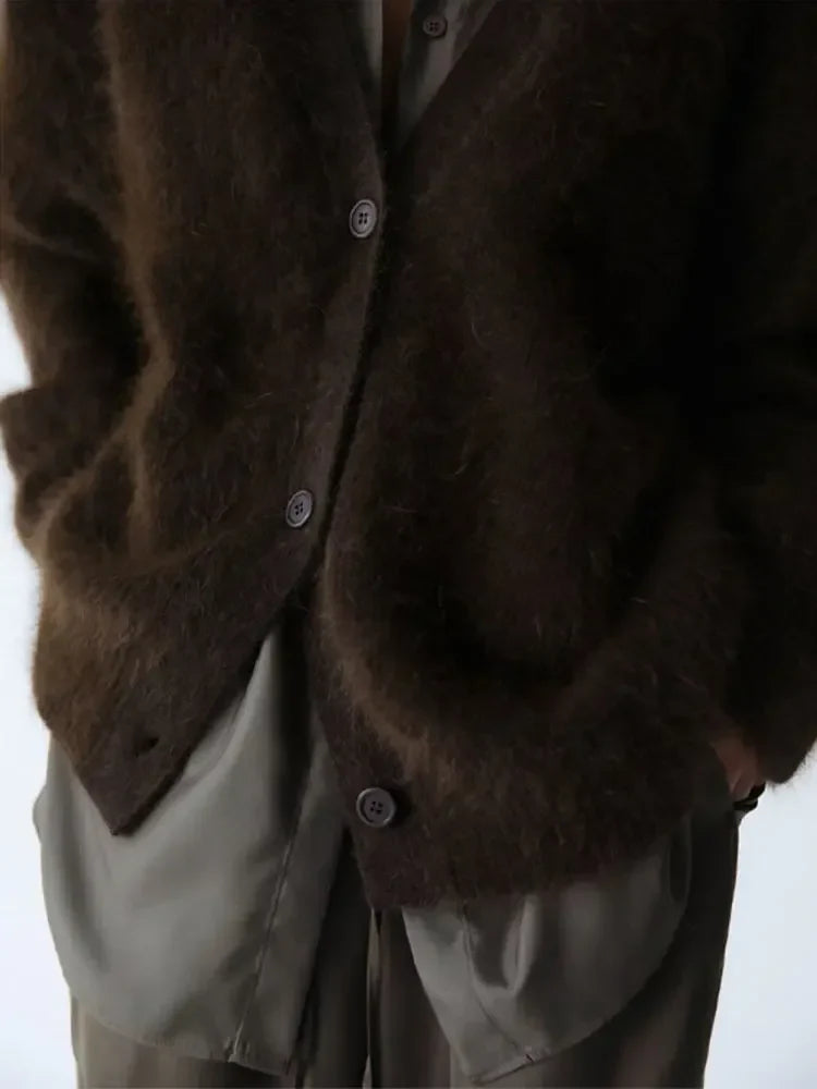 Women’s Fluffy Oversized Cardigan | Casual
