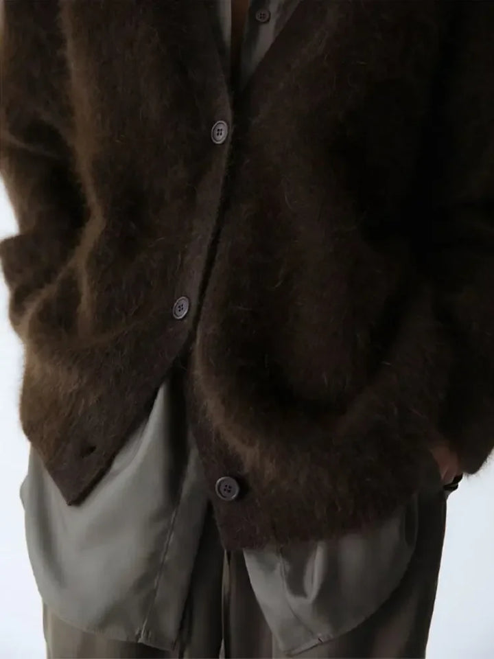 Women’s Fluffy Oversized Cardigan | Casual