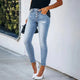 Women’s Skinny Jeans | High Waist Button Fly