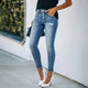 Women’s Skinny Jeans | High Waist Button Fly