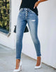 Women’s Skinny Jeans | High Waist Button Fly