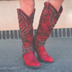 Women’s Studded Knee-High Cowboy Boots | Block Heel