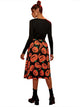 Women’s Halloween Midi Dress | Ghost & Pumpkin Print