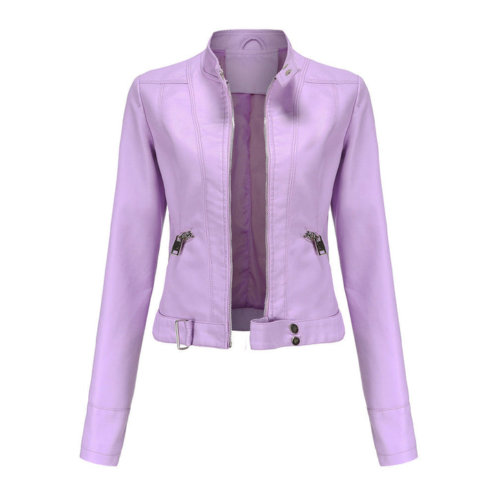 Women’s Stand Collar Jacket | Slim Fit