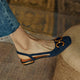 Women’s Slingback Loafers | Gold Buckle