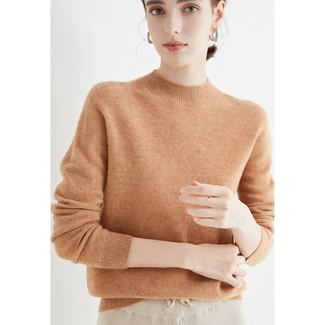Women’s Mock Neck Sweater | Long Sleeve