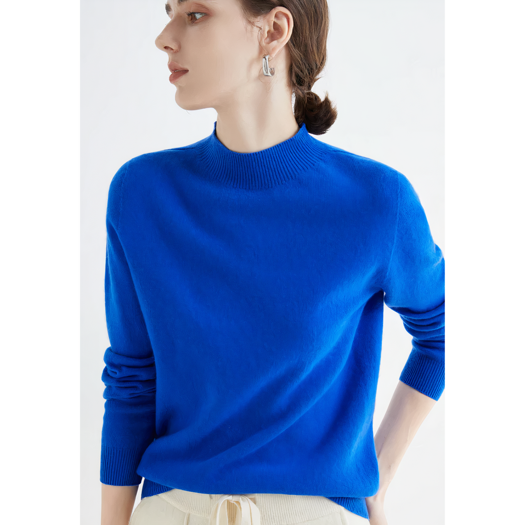 Women’s Mock Neck Sweater | Long Sleeve
