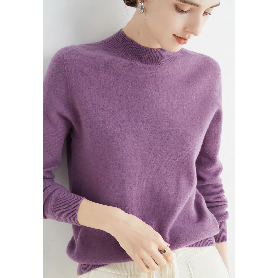 Women’s Mock Neck Sweater | Long Sleeve