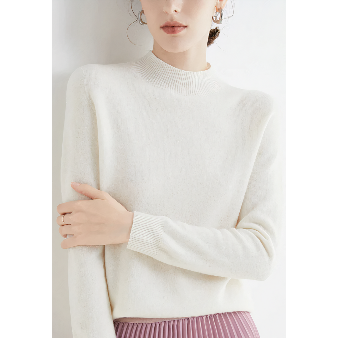 Women’s Mock Neck Sweater | Long Sleeve