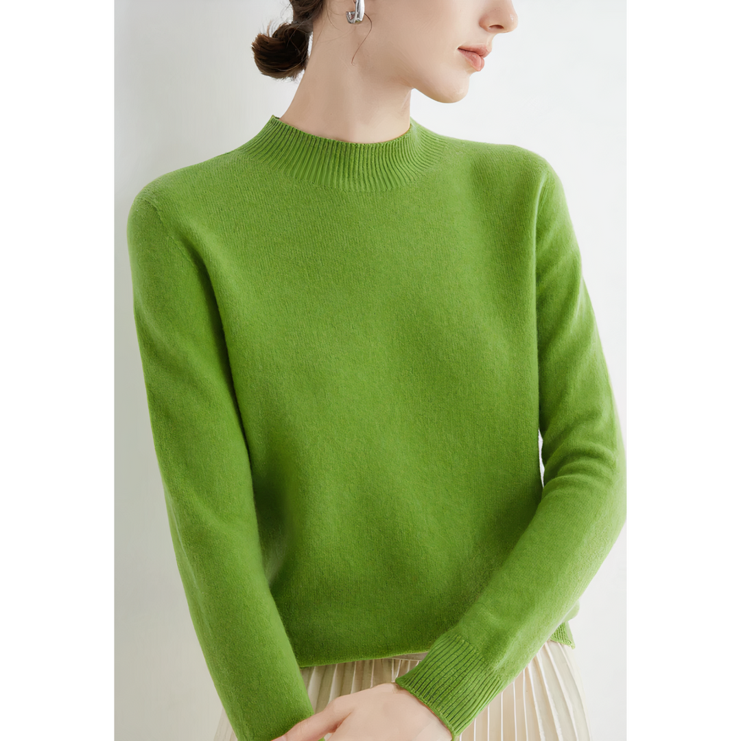 Women’s Mock Neck Sweater | Long Sleeve