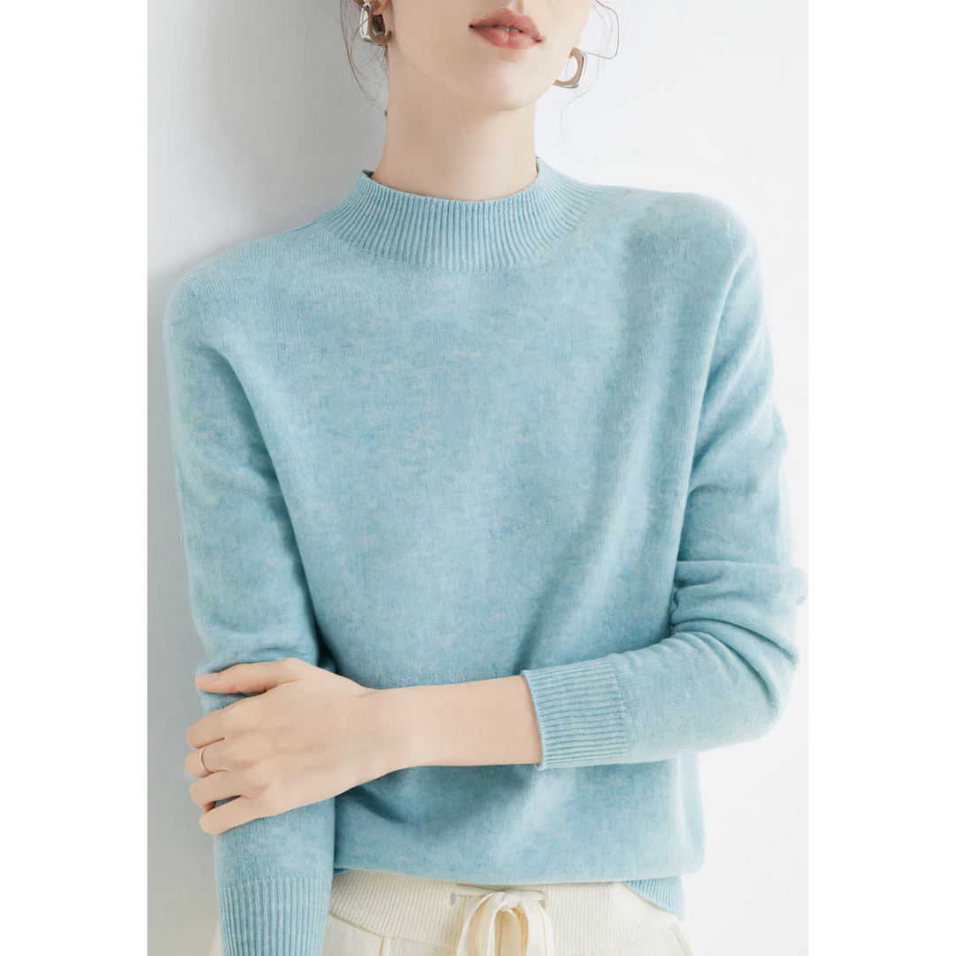 Women’s Mock Neck Sweater | Long Sleeve