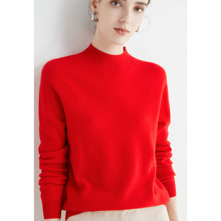 Women’s Mock Neck Sweater | Long Sleeve