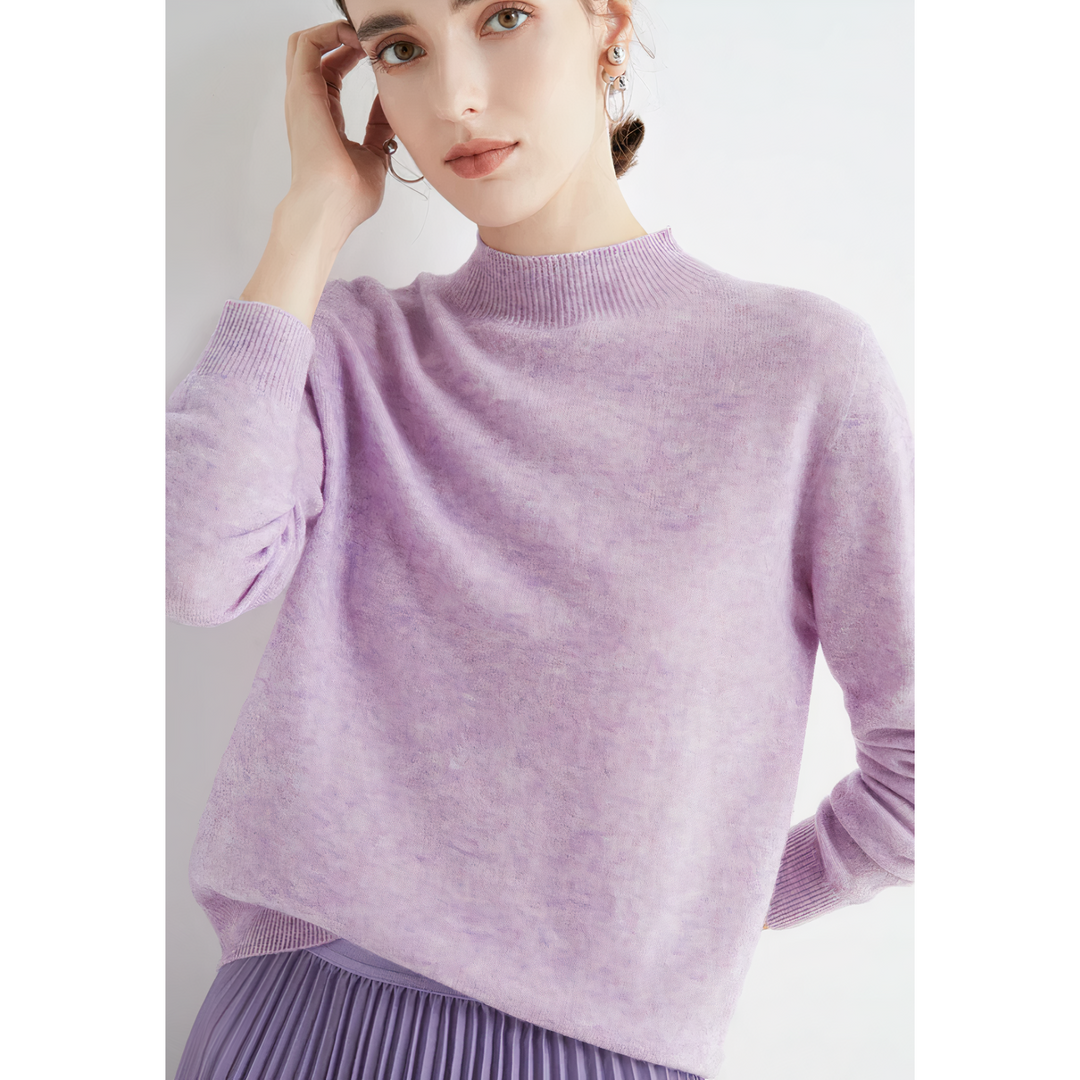 Women’s Mock Neck Sweater | Long Sleeve