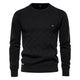 Men’s Diamond Knit Jumper | Crew Neck