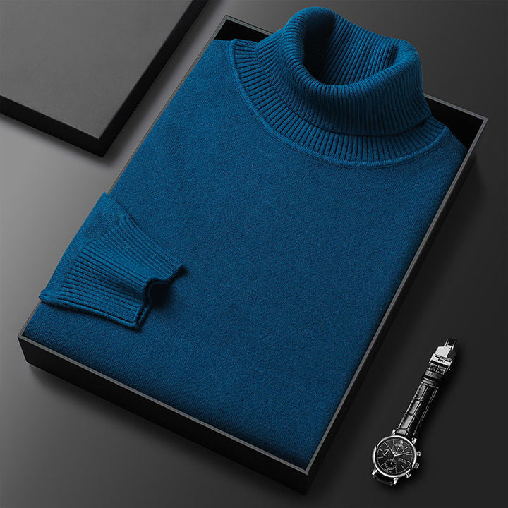 Men’s Knitted Turtleneck Sweater | Winter