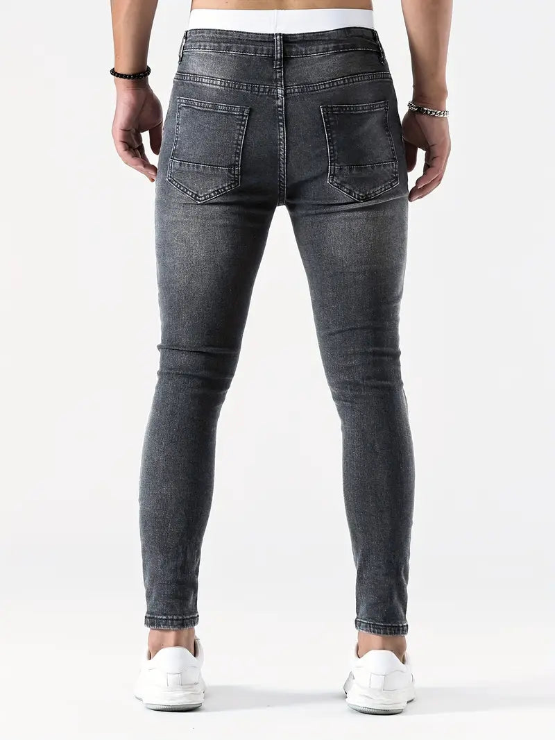 Men’s Ripped Skinny Jeans | Distressed