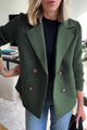 Women’s Knit Sleeve Blazer | Double Breasted