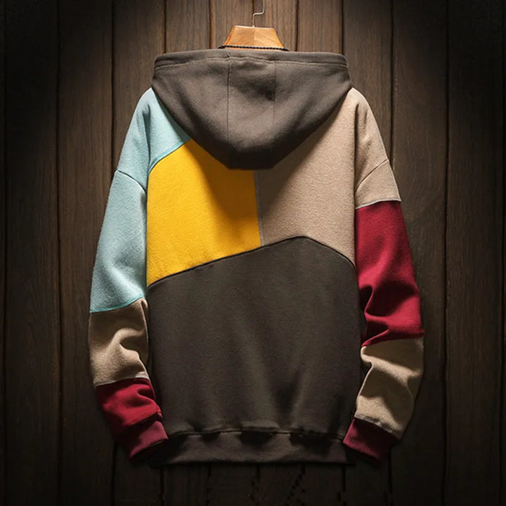 Men’s Colour Block Hoodie | Long Sleeve