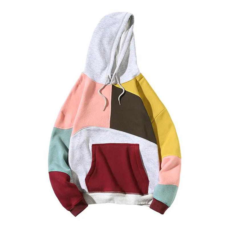 Men’s Colour Block Hoodie | Long Sleeve