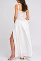 Women’s Corset Slit Dress | Maxi