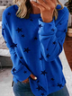 Women’s Star Print Sweatshirt | Casual Style