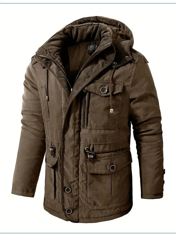 Theodore - Men's Insulated Waterproof Winter Coat with Fleece Interior
