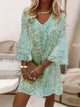 Women's V-Neck Casual Dress | Mini