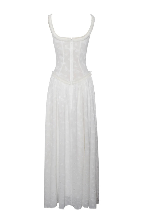 Women’s Corset Slit Dress | Maxi