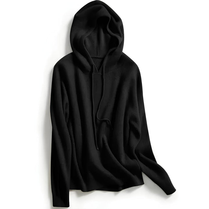 Women’s Ribbed Pullover Hoodie | Relaxed Fit