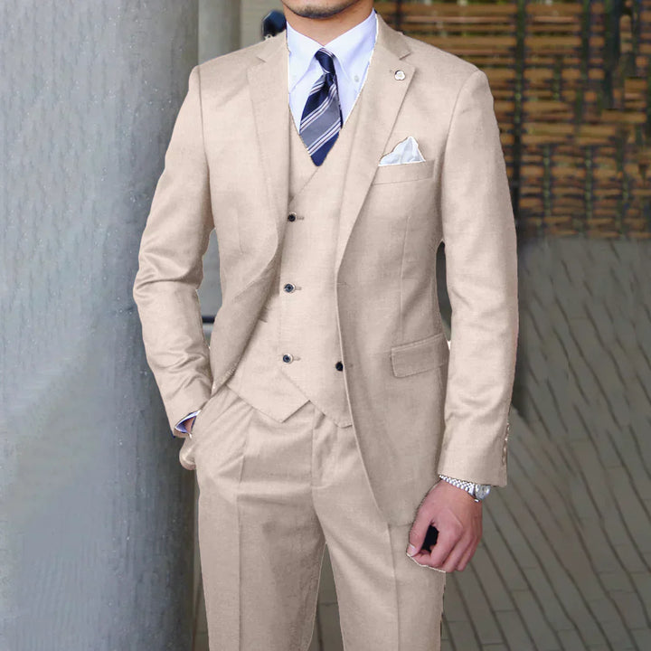 Fraser - 3-Piece Suit with Chest Pocket