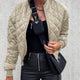 Women’s Quilted Bomber Jacket | Casual