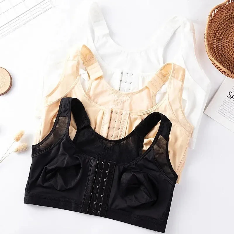 Women’s Front Closure Wireless Bra | Supportive