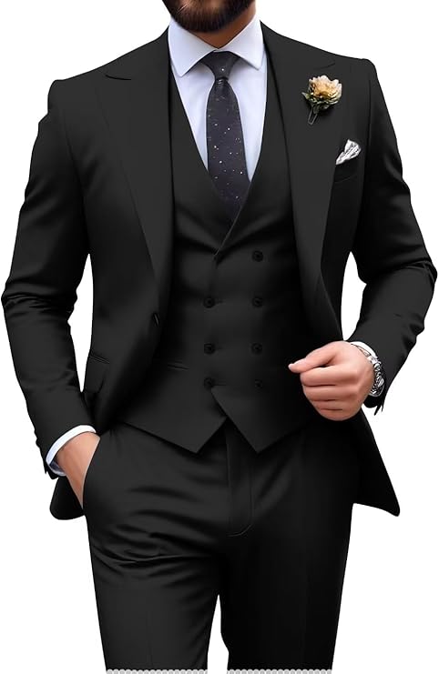Men’s 3-Piece Slim Fit Suit | Formal Wedding