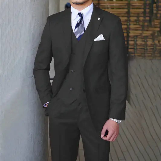 Fraser - 3-Piece Suit with Chest Pocket