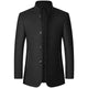 Men’s Stand Collar Coat | Button-Up