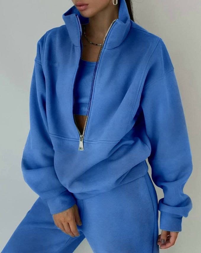 Women’s Half Zip Tracksuit | Two Piece