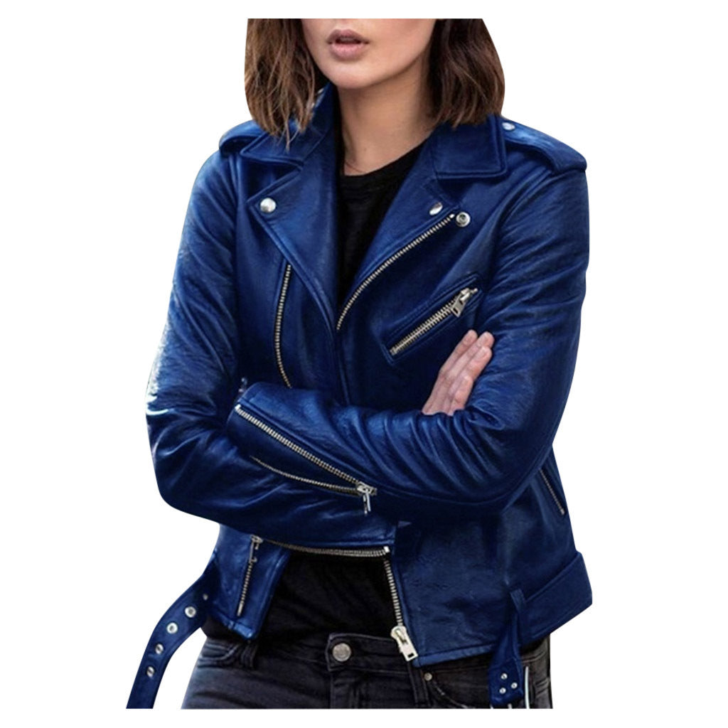 Women’s Zip-Up Jacket | Biker Style