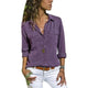 Women’s V-Neck Pocket Shirt | Long Sleeve
